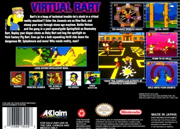 Virtual Bart (USA) (Beta) box cover back